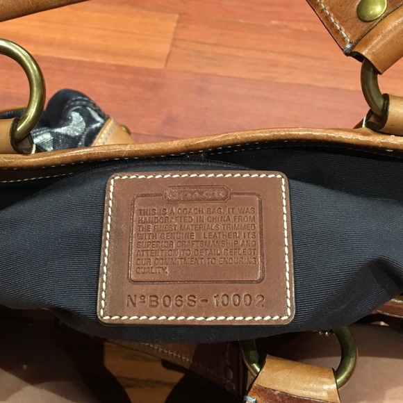 Coach Denim Patchwork Tote (Limited Ed.) Blue - Picture 5 of 5